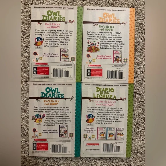 Scholastic Owl Diaries Book Set - Colorful Covers - Picture 2 of 13